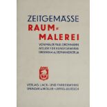 Vorlagenwerke Wanddekor Grohmann, P., Zeitgemässe Raummalerei. Leipzig, Springer & Möller, o. J. (um