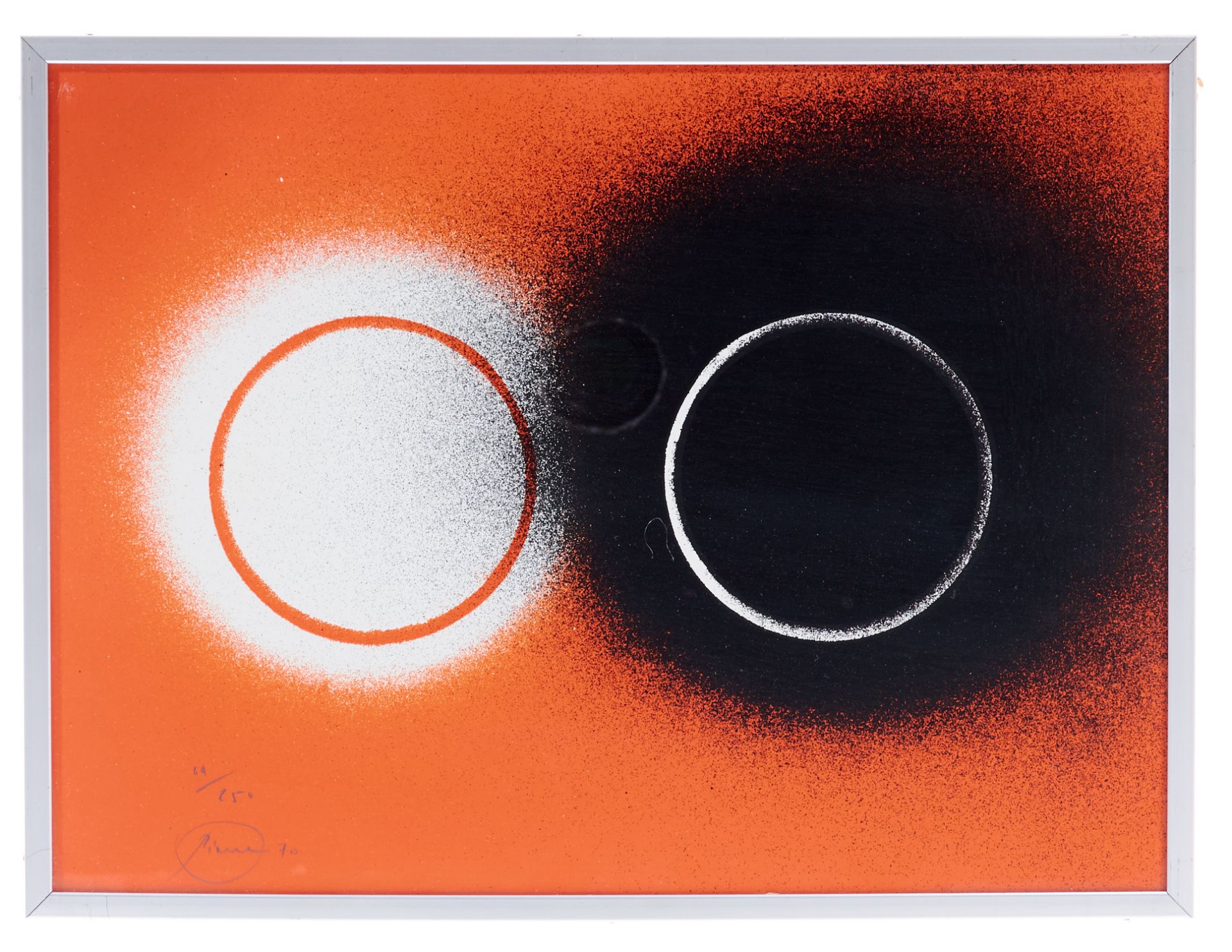 Piene, Otto (Laasphe 1928-2014 Berlin), Eclipse. Farbserigraphie. Sign., numeriert und dat. (19) - Image 2 of 2