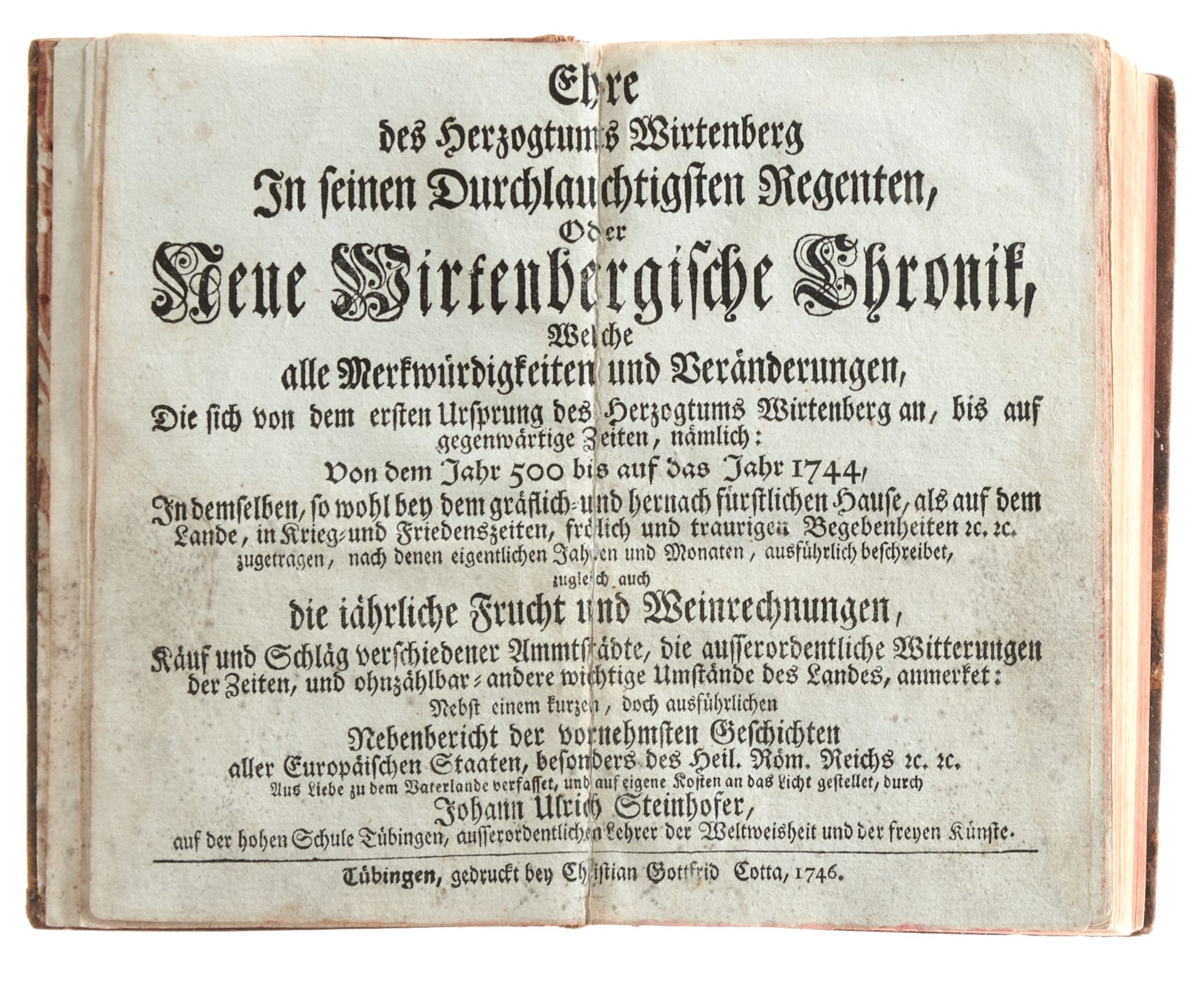 Konvolut - 4 Werke in 5 Bdn. 1711-1846. Verschied. Formate. Verschied. Einbände (außen wie innen mit - Bild 3 aus 4