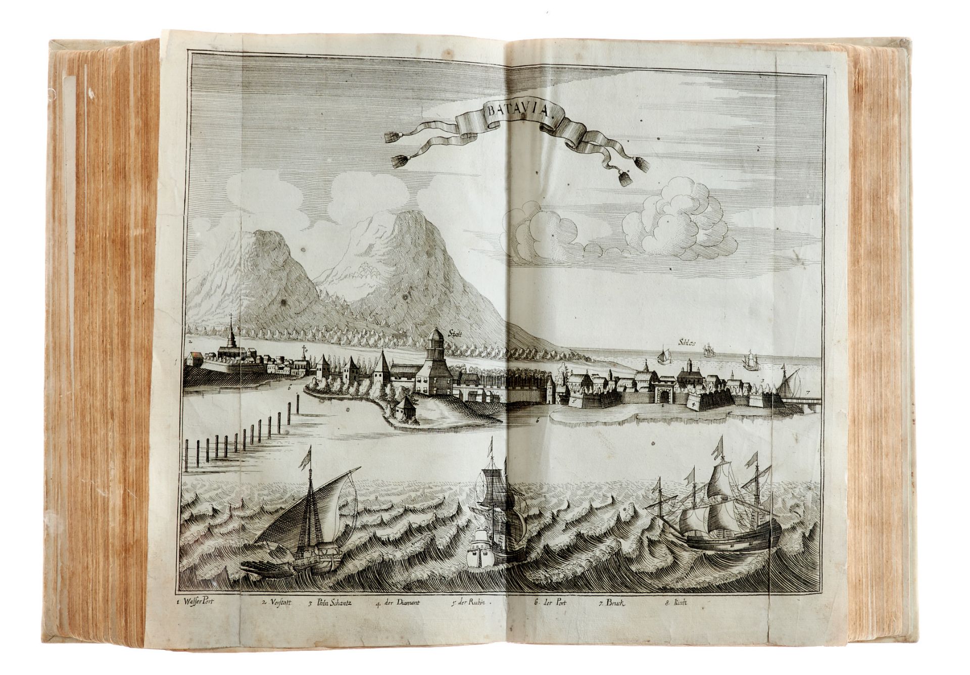 Asien Wagner, J. Ch., Delineatio provinciarum Pannoniae et imperii Turcici in Oriente. Eine - Image 9 of 9