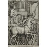 Beatrizet, Nicolas (Thionville 1515-1565 Rom), Der Triumphzug des Marc Aurel im Palazzo di