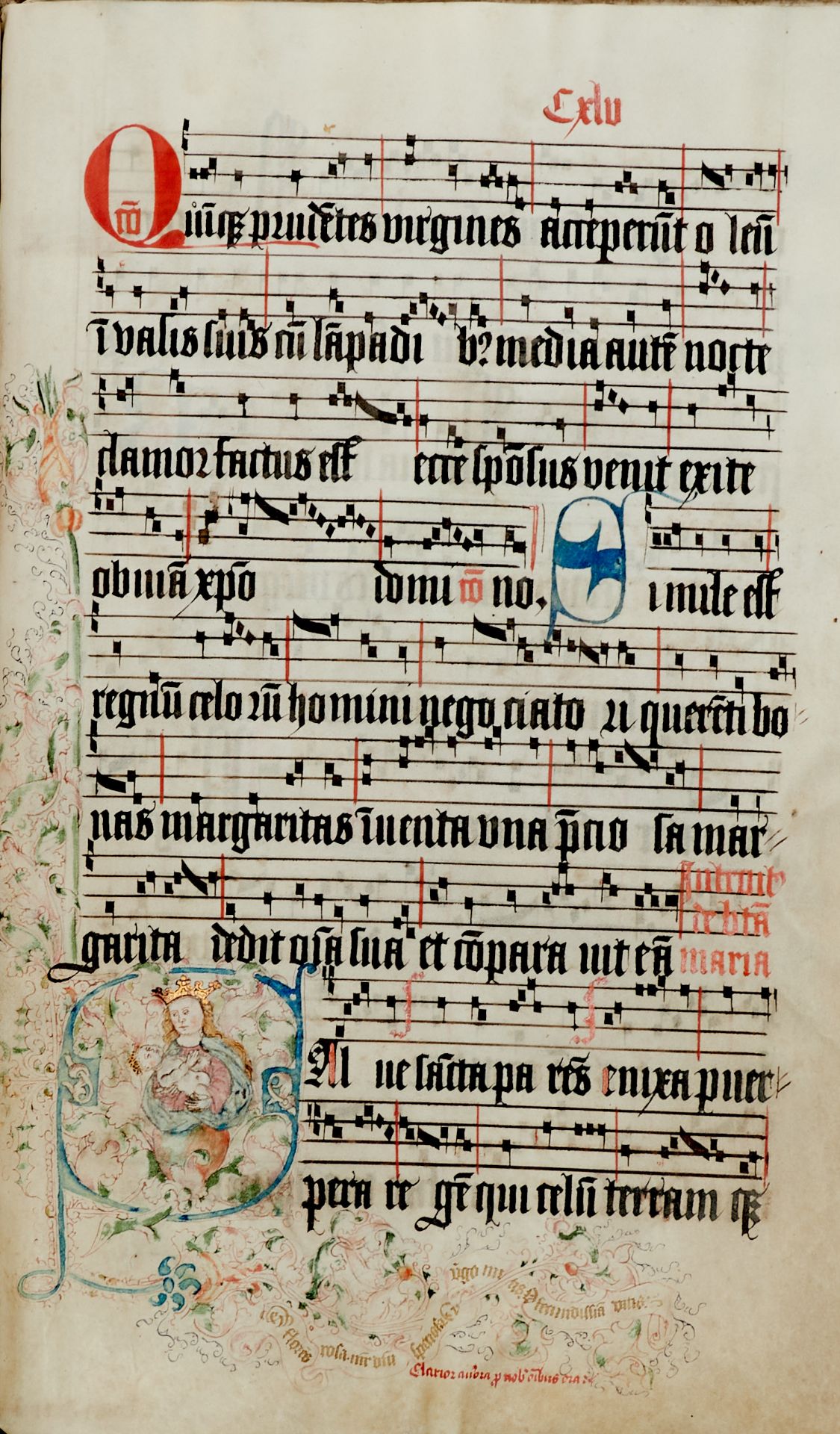 Graduale. Lateinische Handschrift auf Pergament. Wohl Böhmen, dat. 1526. Fol. (ca. 40,5 x 29 cm). - Bild 20 aus 25