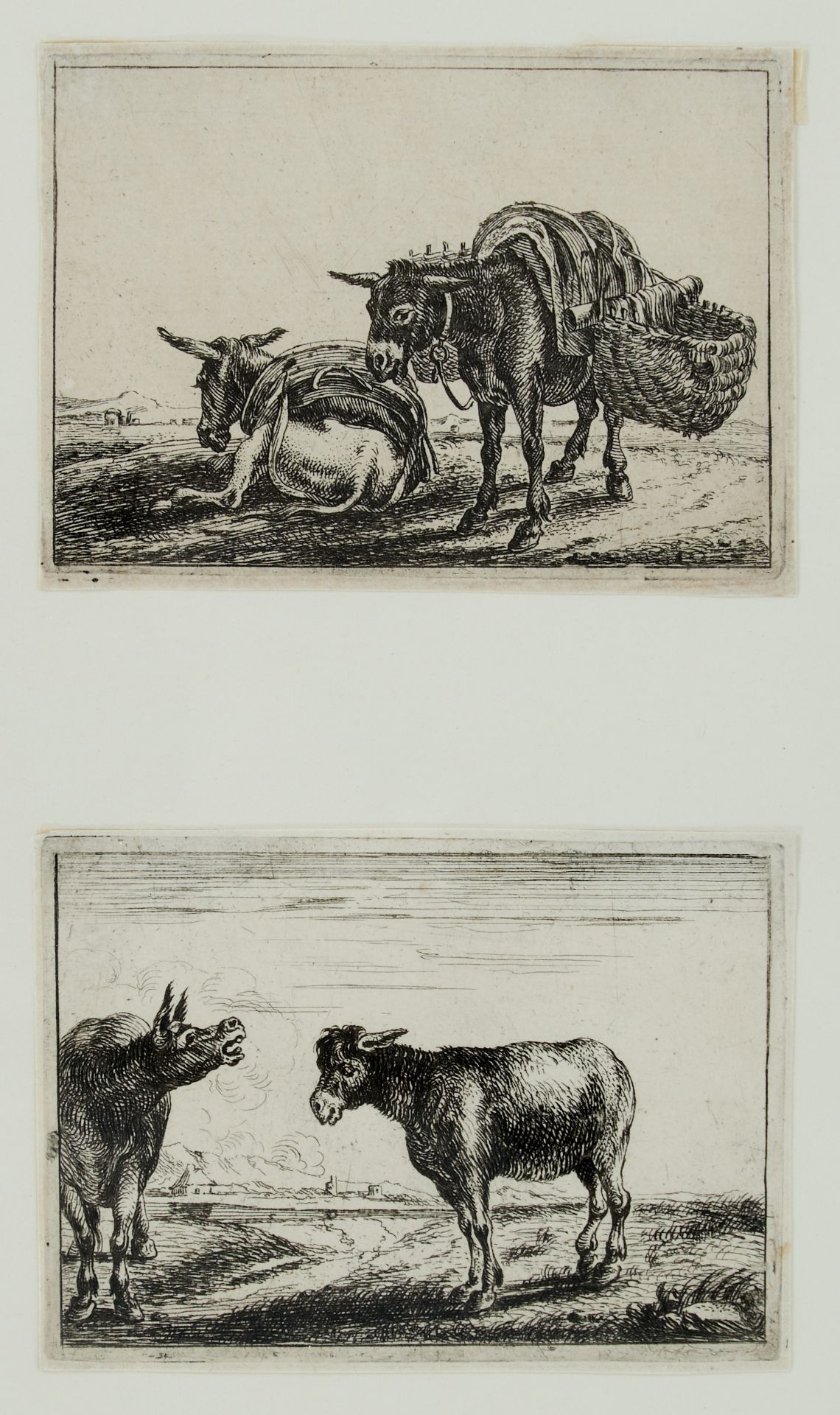 Kessel, Theodor van (ca. 1620 - ca. 1693 Antwerpen), "Alcune animali". Radierter Titel und 5