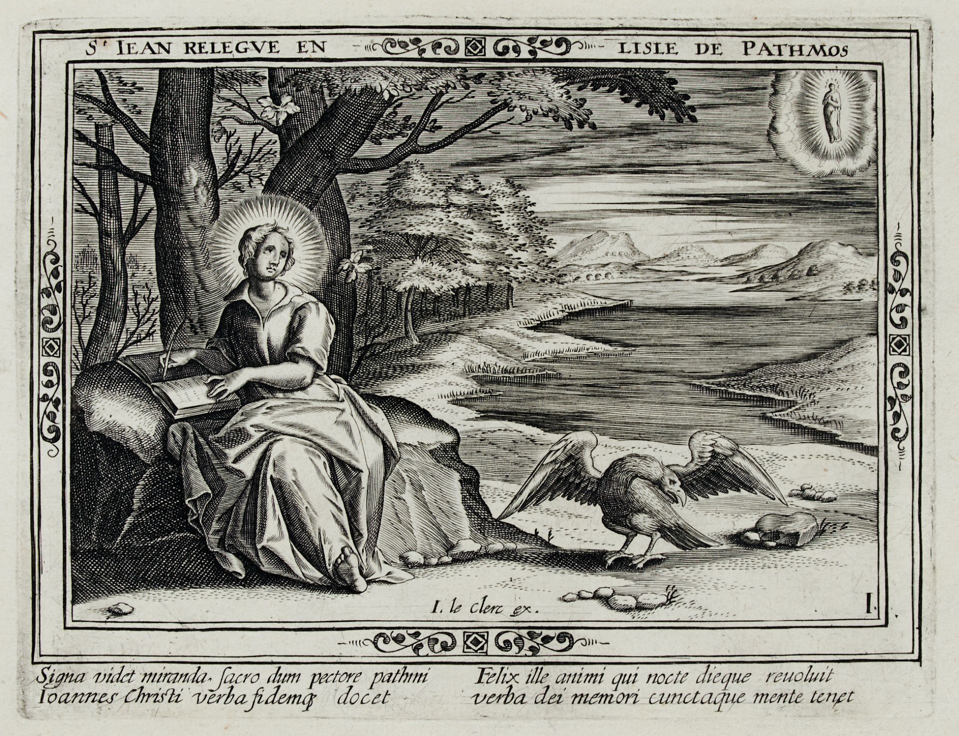 Halbeeck, Jan van (aktiv ca. 1600-1630 in Paris), "Figurae libri Apocalypsis beati Ioannis - Bild 3 aus 6