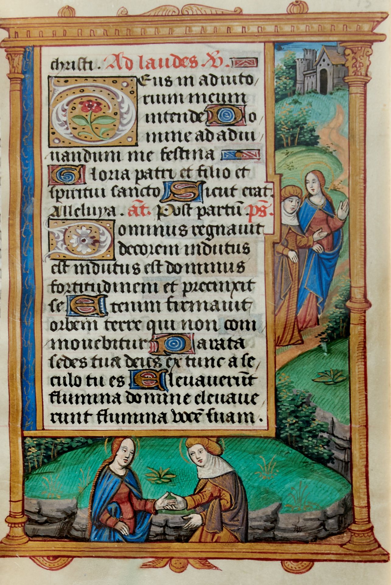 Pariser Stundenbuch. Lateinische Handschrift auf Pergament. Paris, um 1500. Ca. 14 x 10 cm. - Bild 6 aus 26