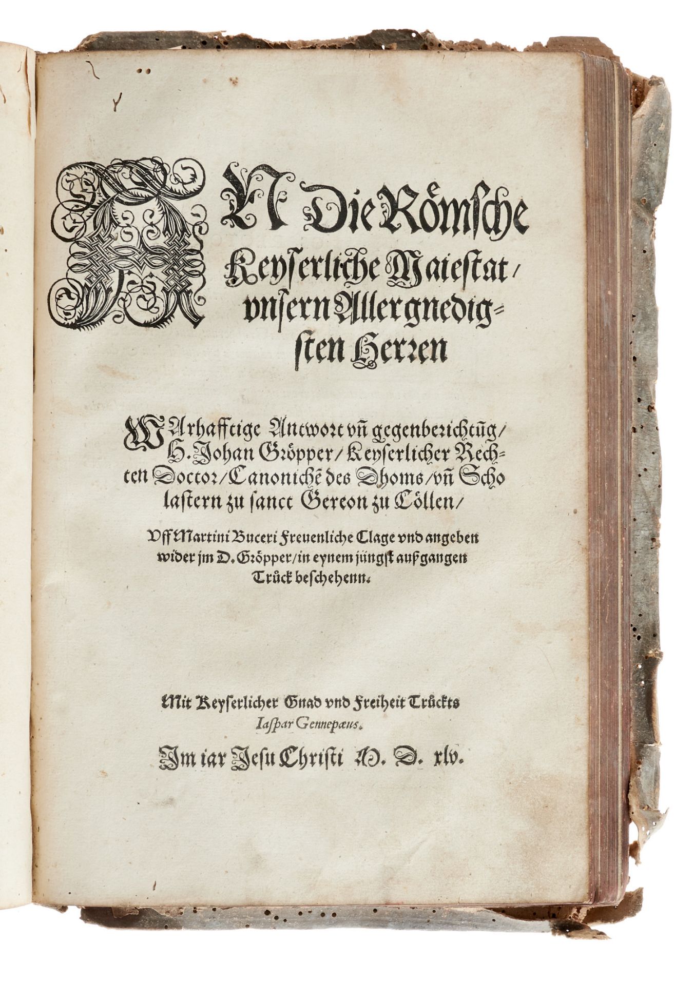 Eck Sammelband mit 3 Werken katholischer Theologen der Reformationszeit in erster Ausgabe, nämlich - Image 4 of 5