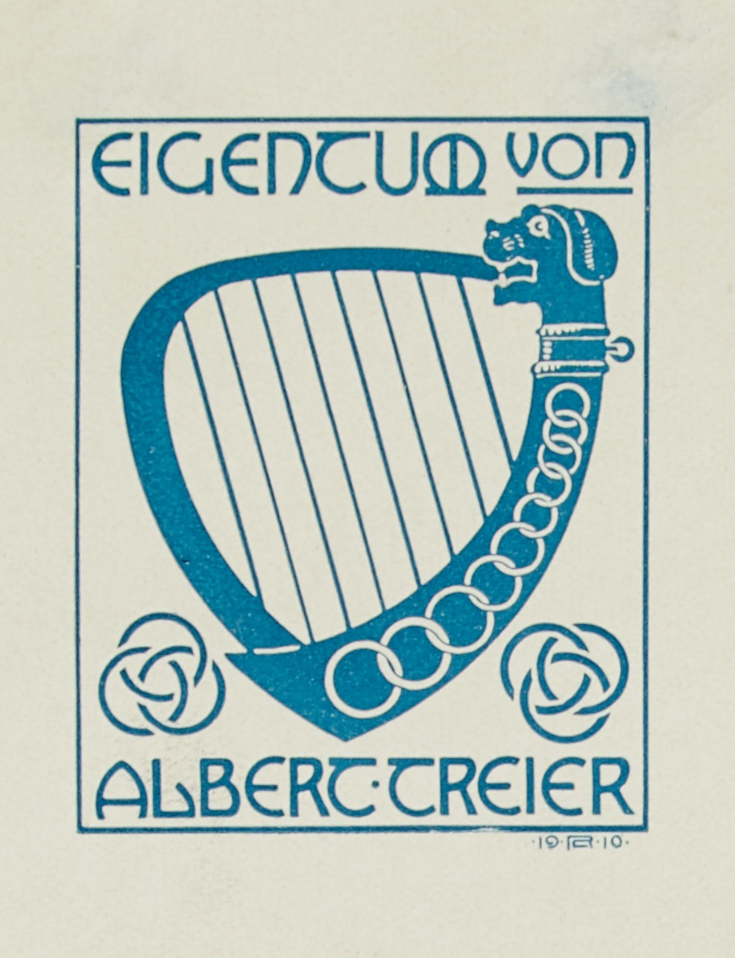 Exlibris Sammlung - Über 170 Bucheignerzeichen aus Deutschland, Österreich und Böhmen, 1895-1920. - Bild 4 aus 7