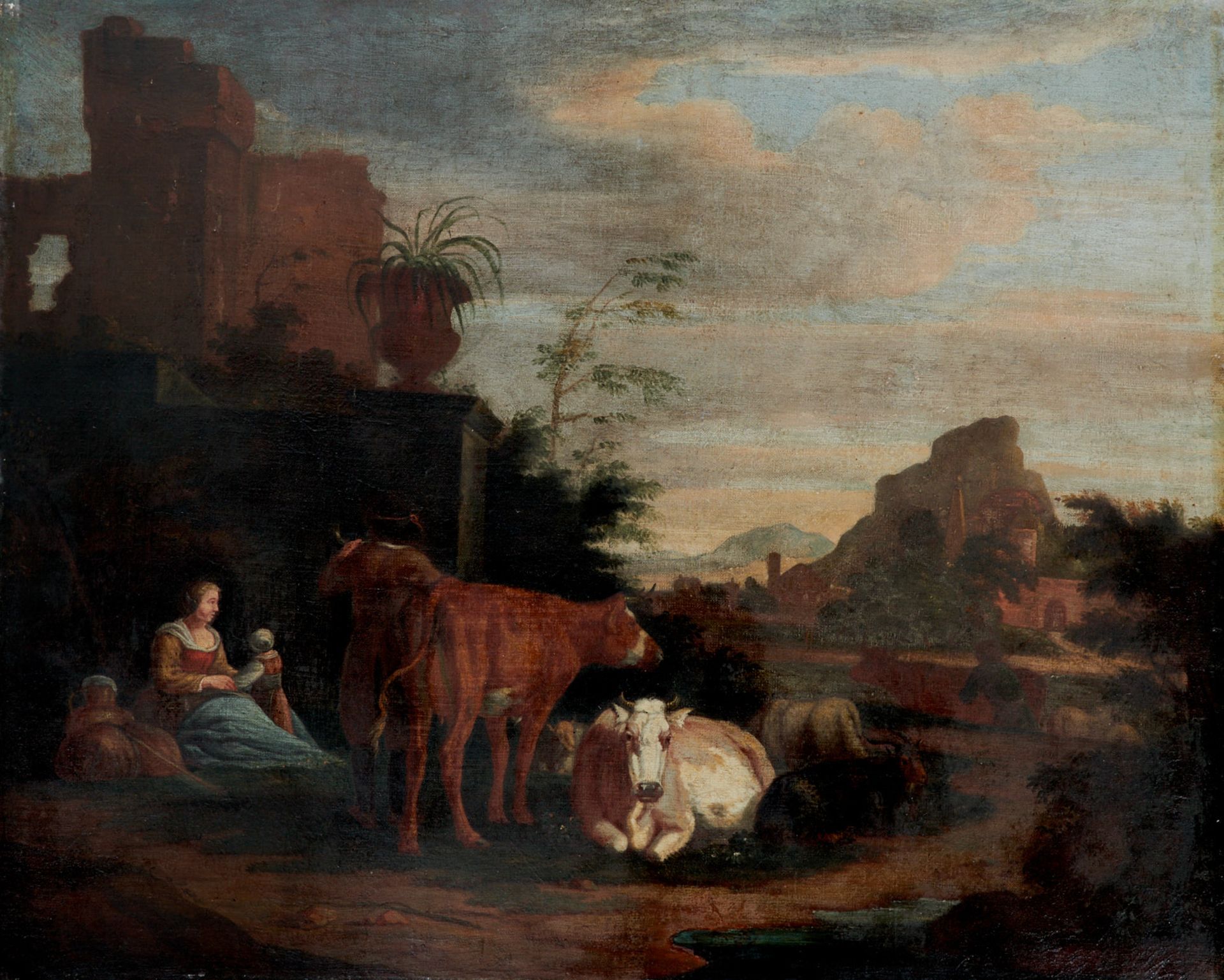 Roos, Philipp Peter (Rosa da Tivoli) (Sankt Goar 1657-1706 Tivoli bei Rom; Nachfolge), Landschaft - Bild 2 aus 2