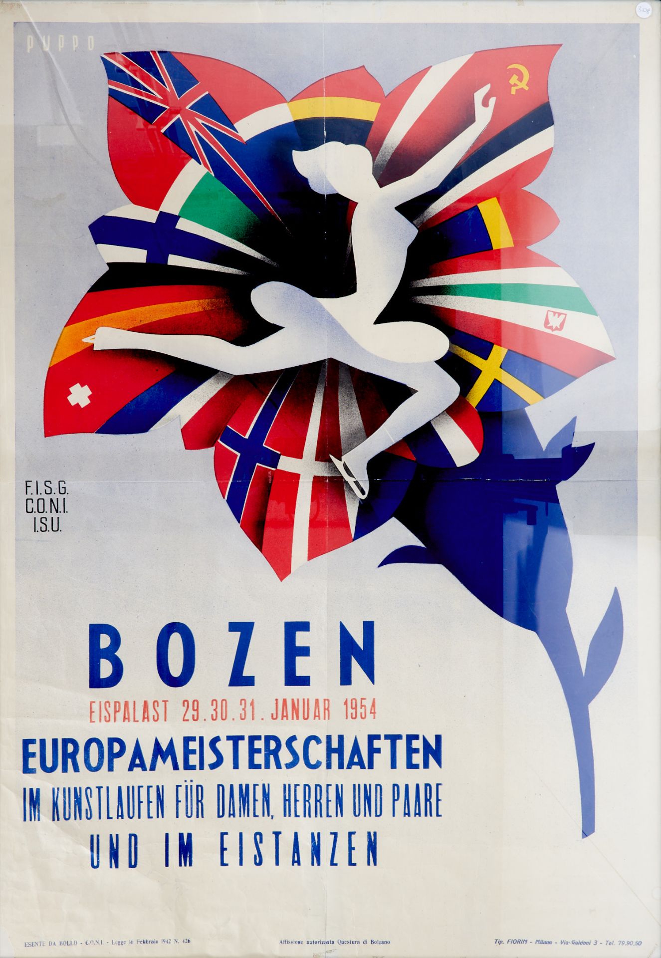 Plakate Tirol Sammlung - 3 Plakate. Ca. 1920-55. Verschied. Drucktechniken. Ca. 84 x 56 bis 99 x - Bild 4 aus 5