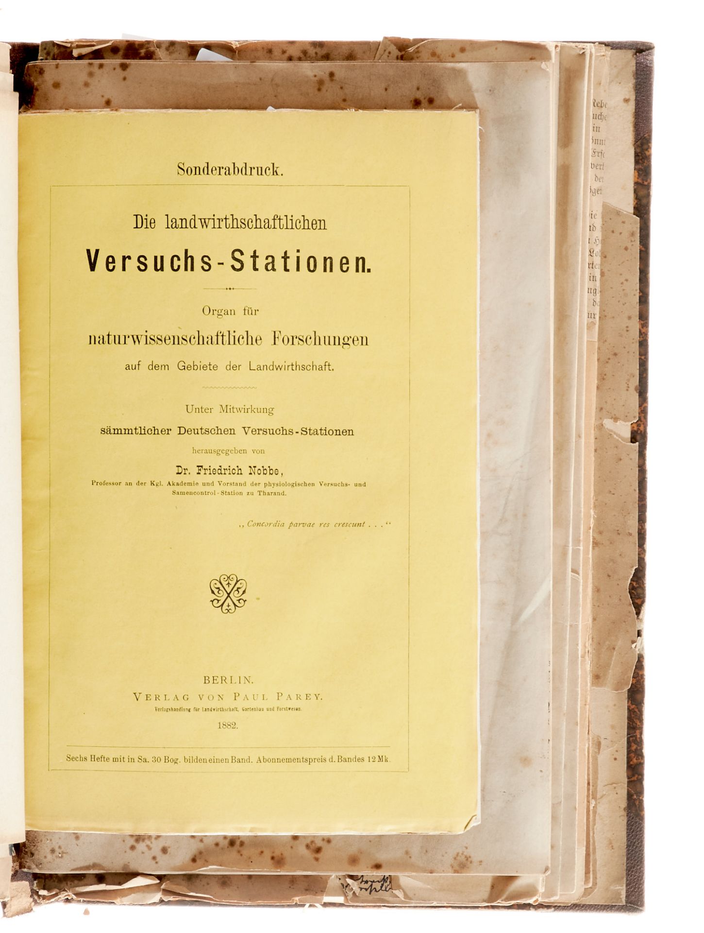 Brauwesen Bier Sammelband mit 18 Kleinschriften von Richard Braungart, meist Sonderdrucke oder - Image 9 of 17