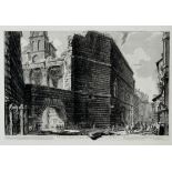 Italien Rom Piranesi - "Veduta degli avanzi del Foro di Nerva". (Ansicht der Überreste des Nerva-