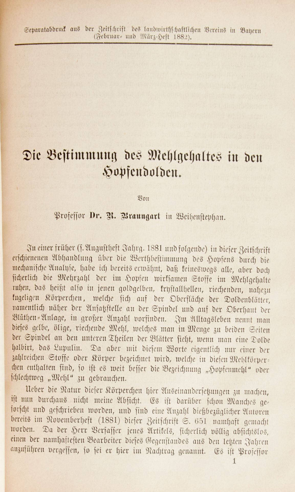 Brauwesen Bier Sammelband mit 18 Kleinschriften von Richard Braungart, meist Sonderdrucke oder - Image 13 of 17