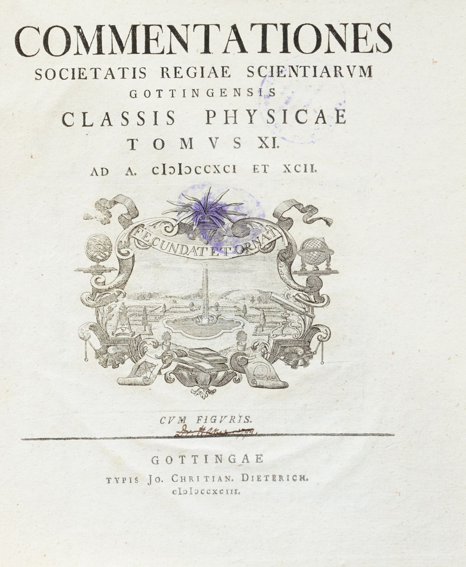 Anthropologie Blumenbach Commentationes Societatis Regiae Scientiarum Gottingensis classis physicae. - Bild 6 aus 7