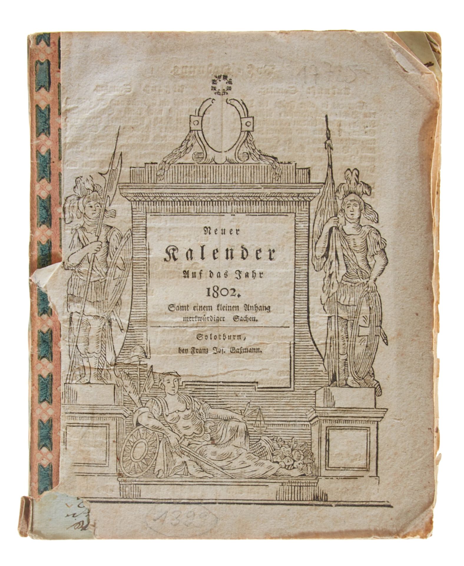 Sammlung - 15 verschied. Kalender mit zus. 23 Jahrgängen in ebenso vielen Bdn. 1724-1865. Verschied. - Bild 3 aus 5