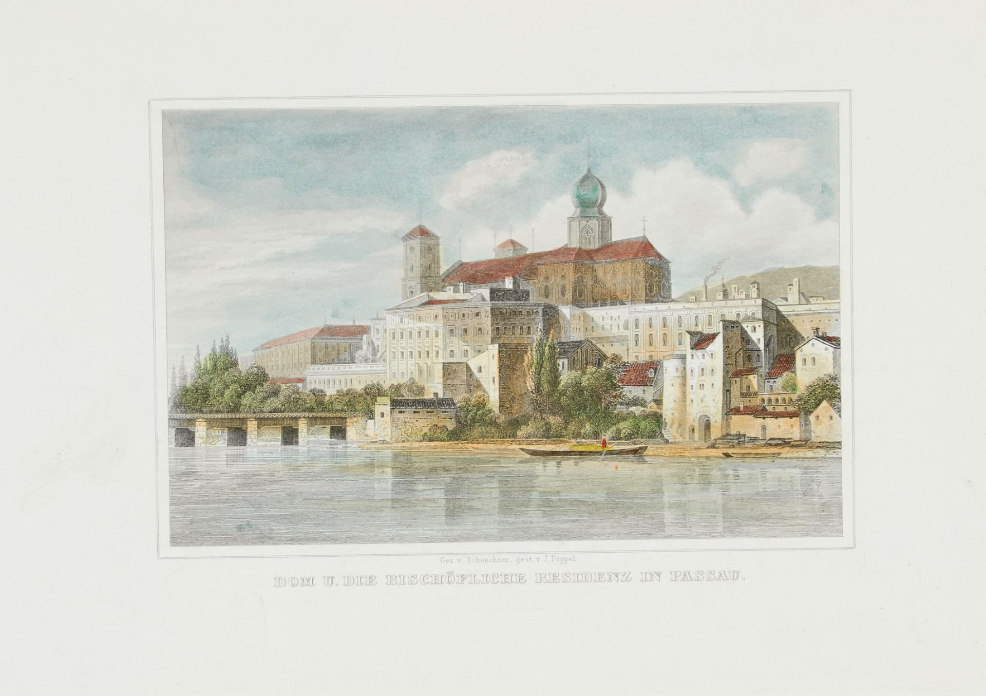 Bayern Konvolut - Ca. 300 kolor. Stahlstiche meist von J. Poppel aus "Das Königreich Bayern" von - Bild 6 aus 7