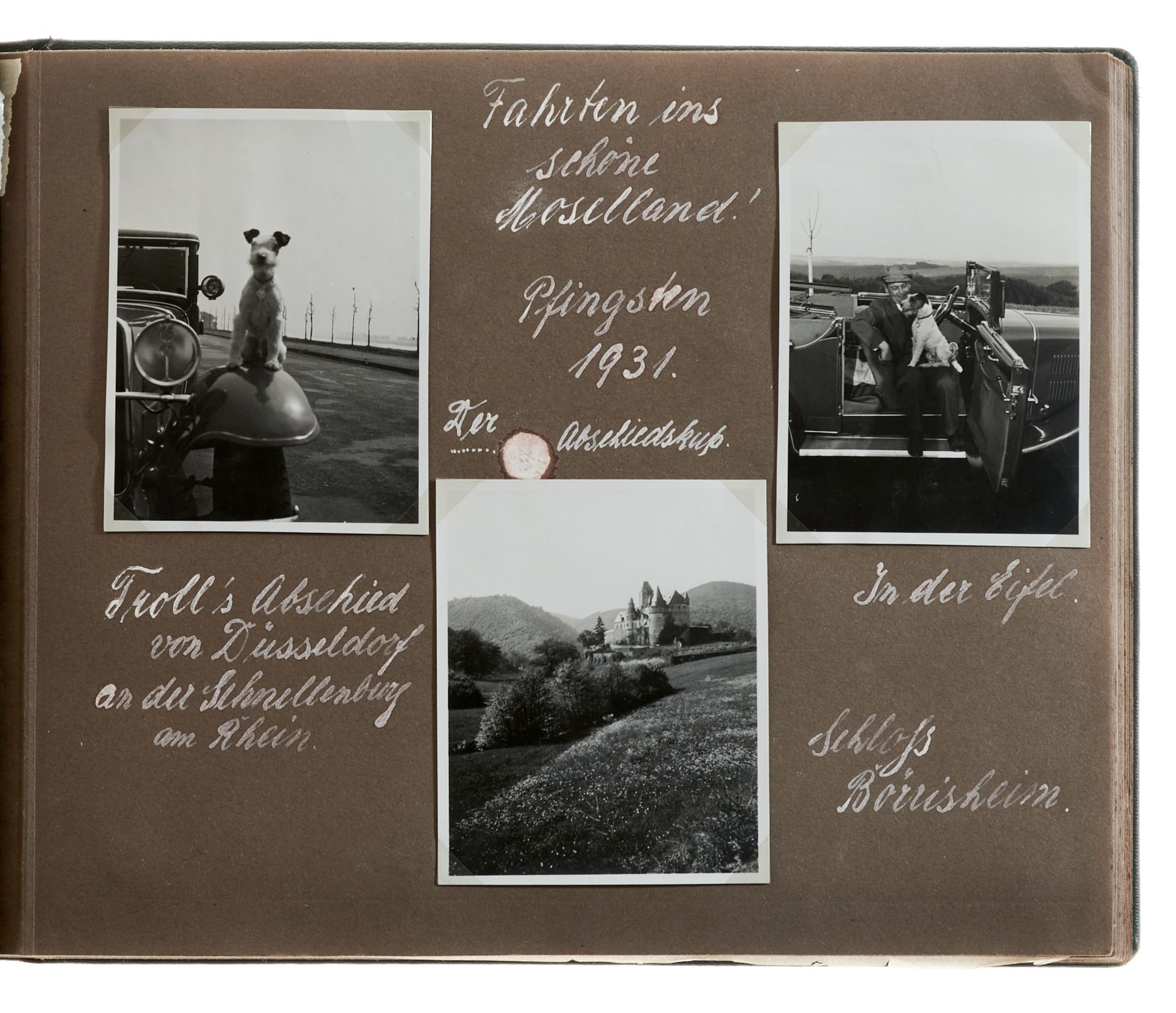 Deutschland Österreich - 4 Einsteckalben mit zusammen ca. 430 Photographien. 1931-39. Vintages.