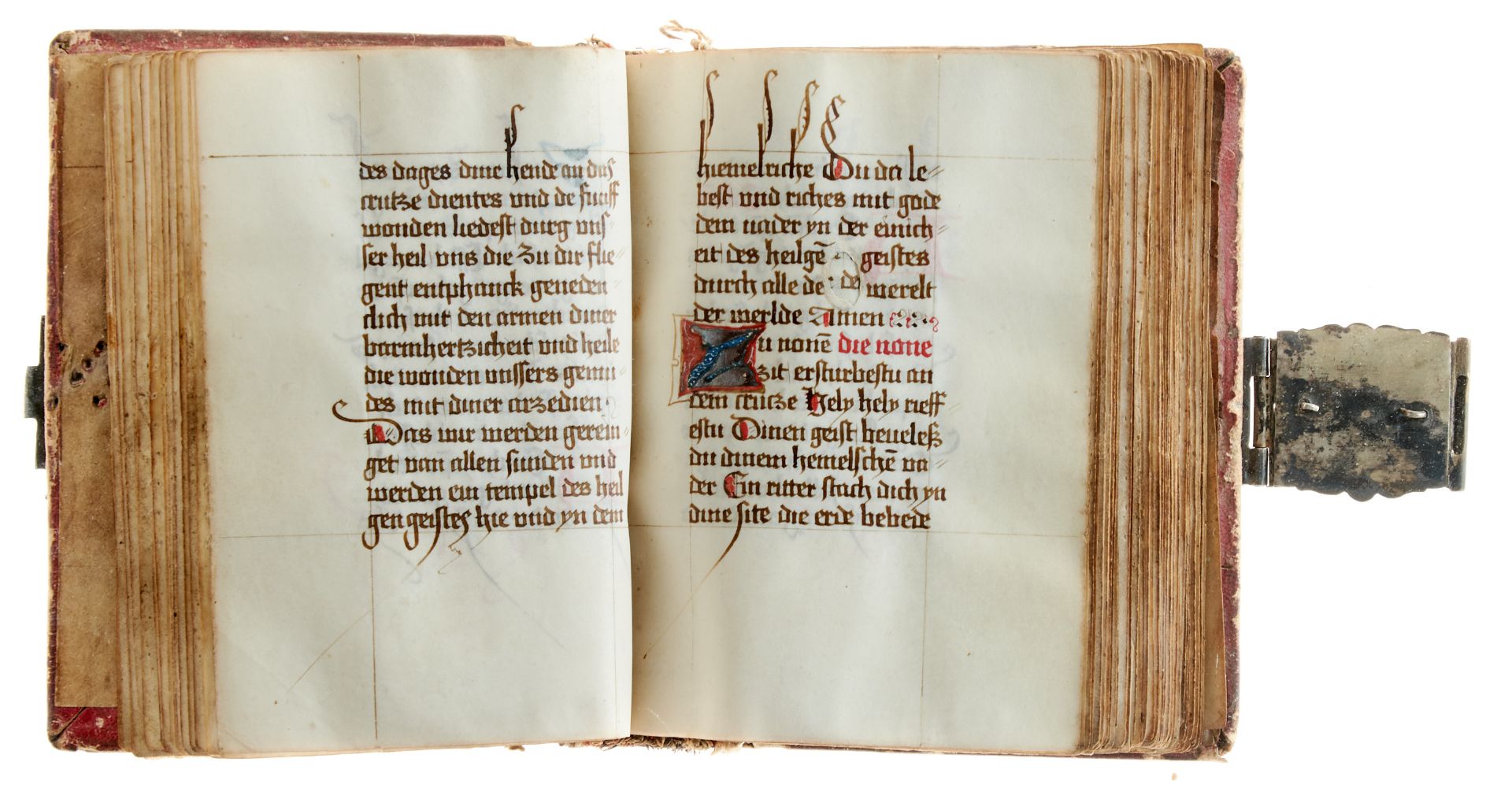 Deutsches Stundenbuch. Deutsche Handschrift auf Pergament. Wohl Südwestdeutschland, dat. 1481. Ca. - Bild 5 aus 9