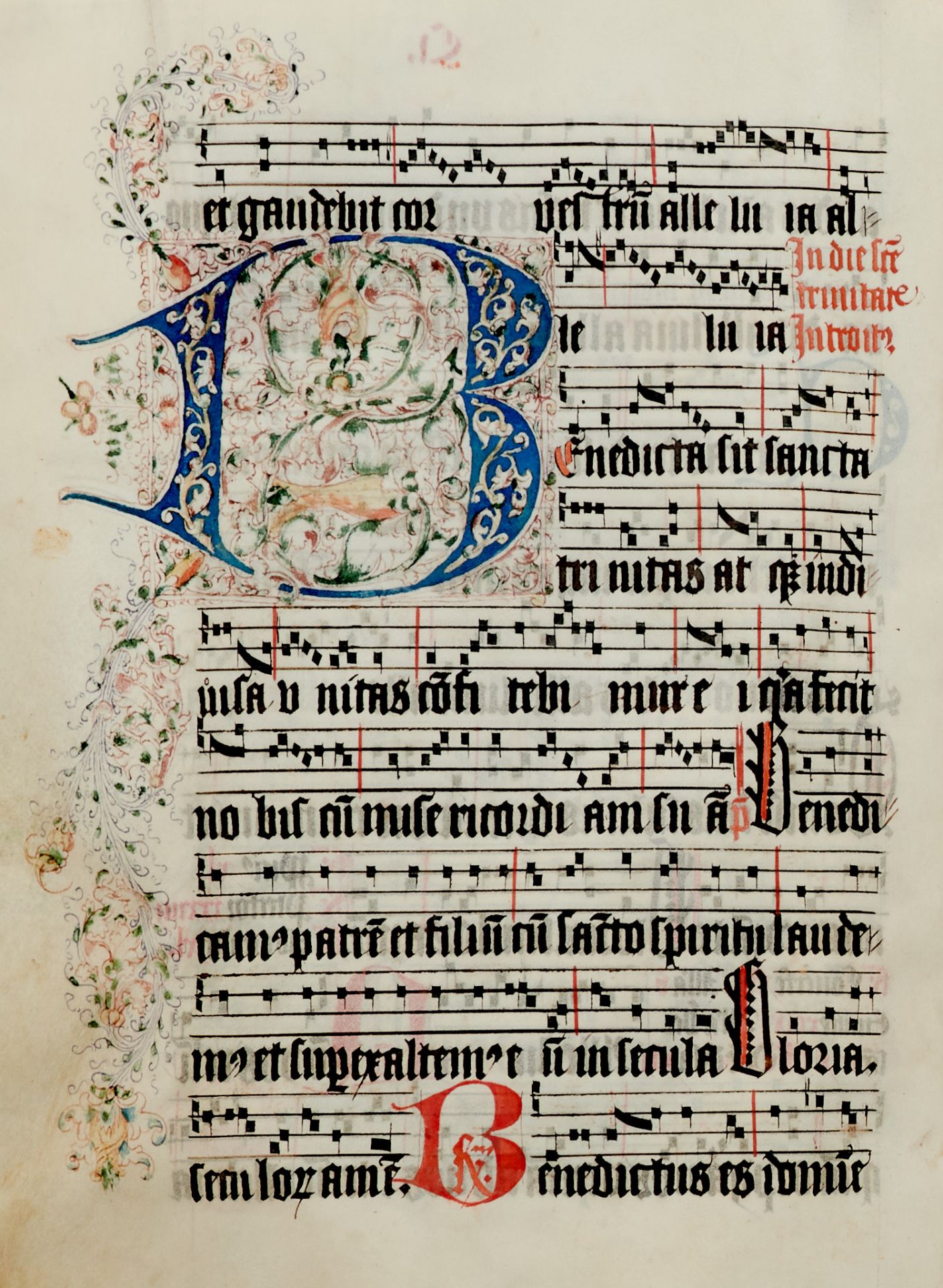 Graduale. Lateinische Handschrift auf Pergament. Wohl Böhmen, dat. 1526. Fol. (ca. 40,5 x 29 cm). - Bild 12 aus 25