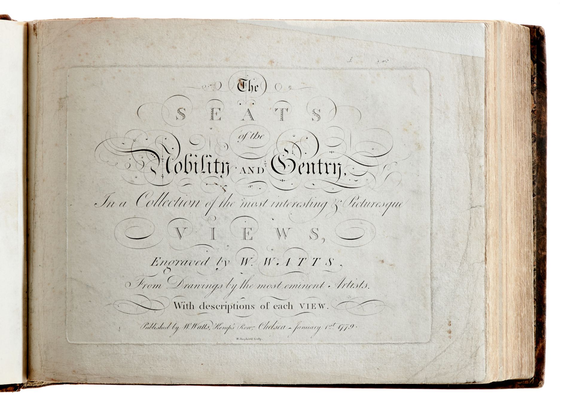 Grossbritannien Watts, W., The Seats of the Nobility and Gentry, in a Collection of the most - Bild 2 aus 4