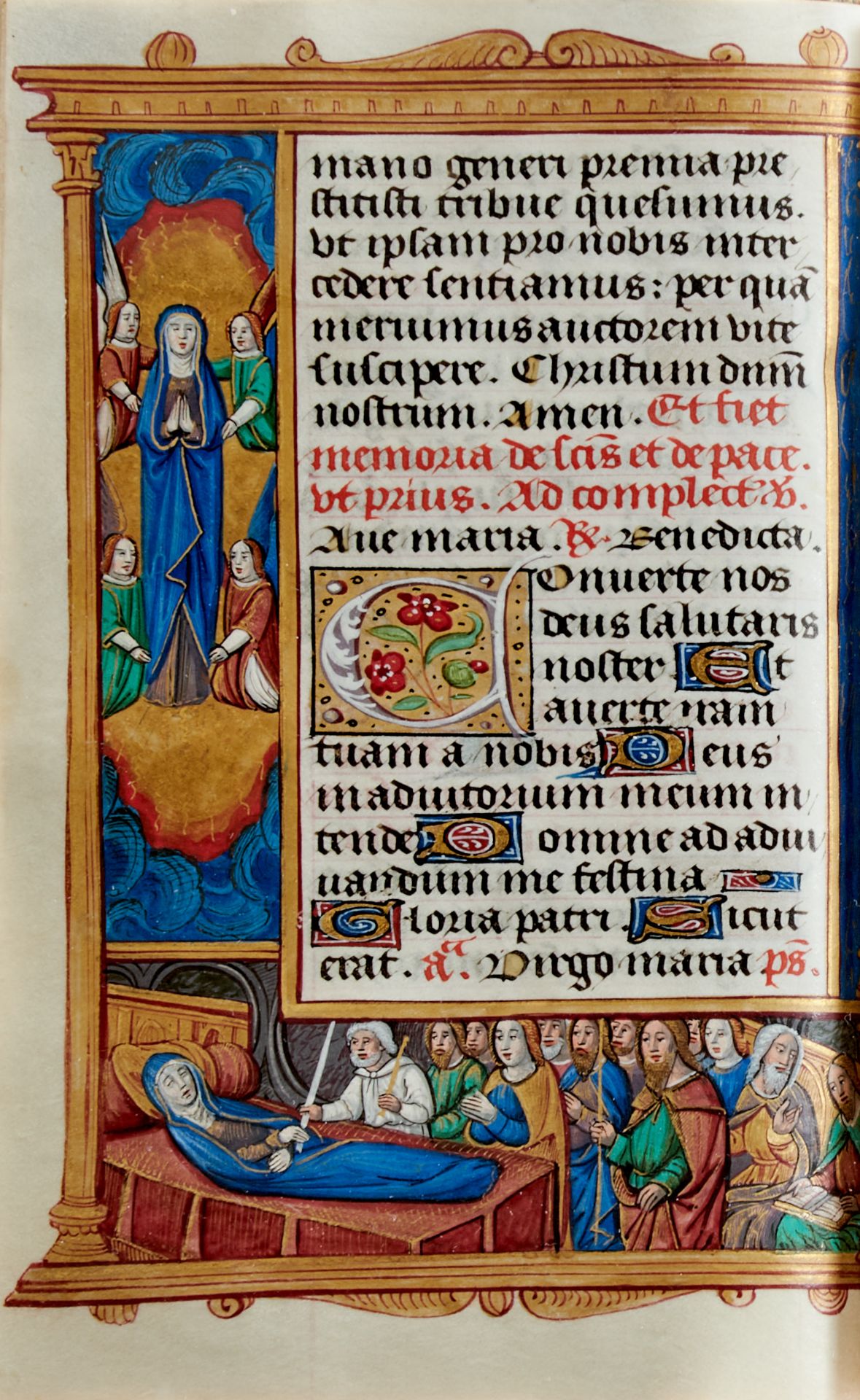 Pariser Stundenbuch. Lateinische Handschrift auf Pergament. Paris, um 1500. Ca. 14 x 10 cm. - Image 18 of 26