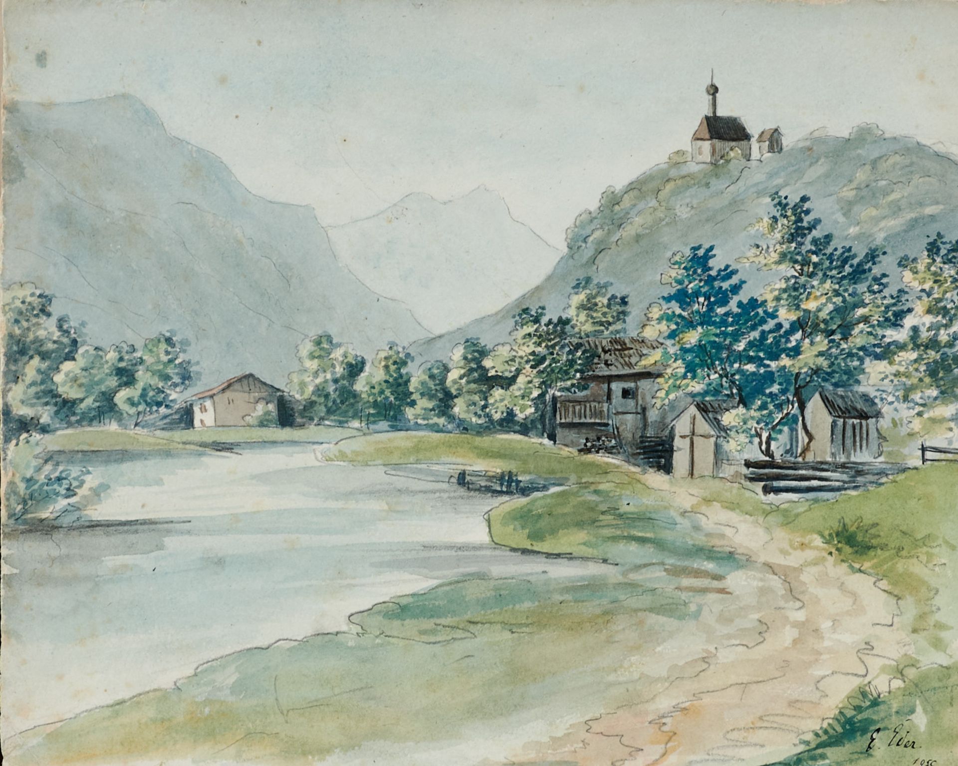 Konvolut - ca. 25 Zeichnungen und Aquarelle. Unterschiedliche Künstler und Maße. Deutschland, um - Bild 2 aus 7