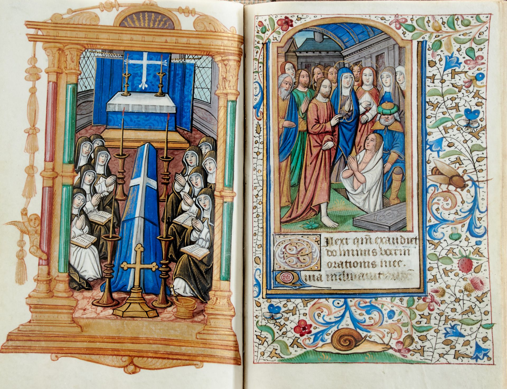 Pariser Stundenbuch. Lateinische Handschrift auf Pergament. Paris, um 1500. Ca. 14 x 10 cm. - Bild 25 aus 26