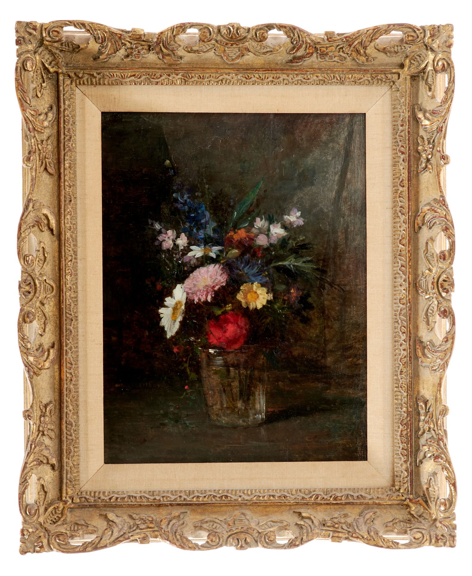 Sammlung - 10 Blumenstilleben. Öl auf Leinwand oder Platte. Tls. sign. und dat. 1931-75. 23,3 x 21,3 - Bild 3 aus 3