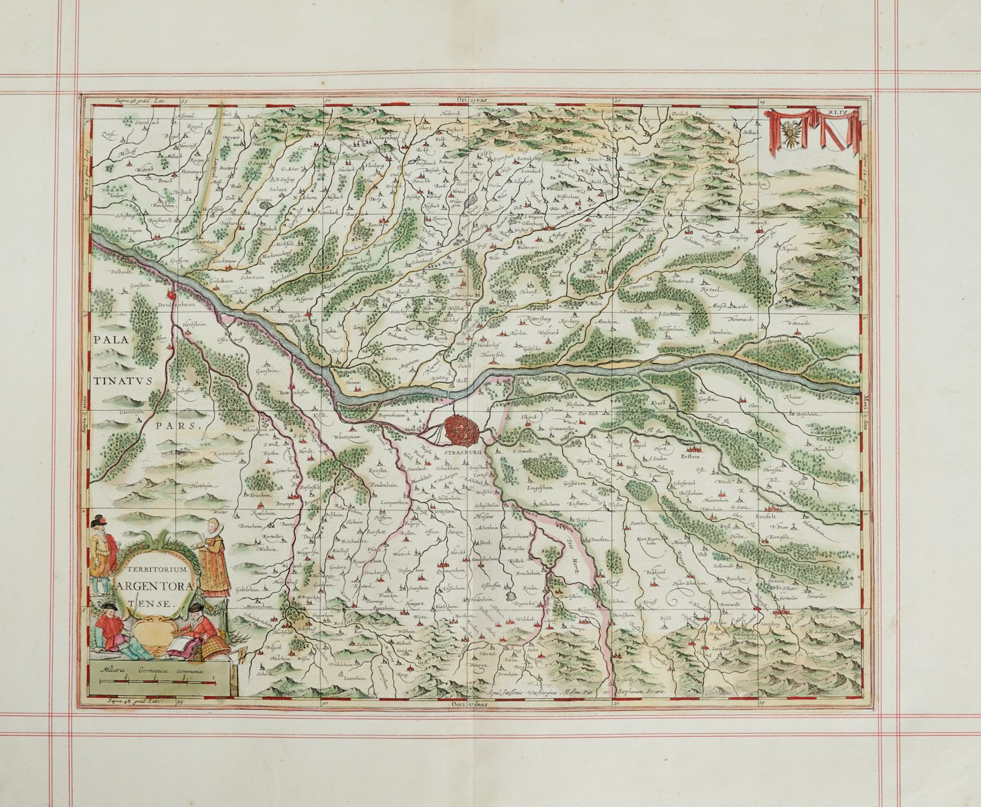 Mitteleuropa Konvolut - 6 kolor. oder grenzkolor. Karten des 17. bis 19. Jhdts. von verschied. - Bild 2 aus 4