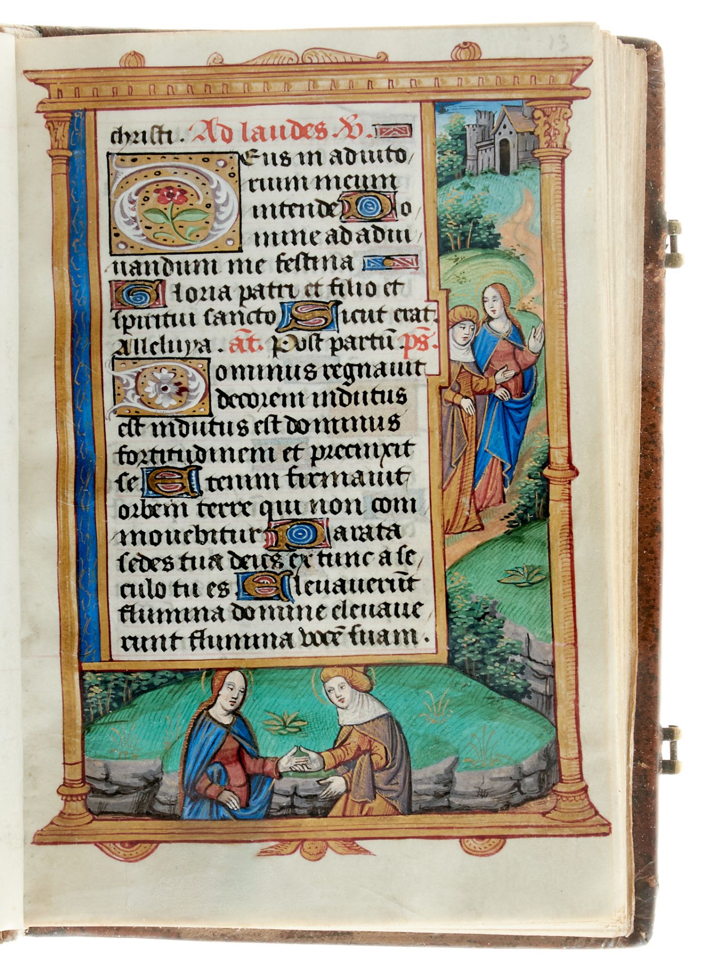 Pariser Stundenbuch. Lateinische Handschrift auf Pergament. Paris, um 1500. Ca. 14 x 10 cm. - Bild 7 aus 26