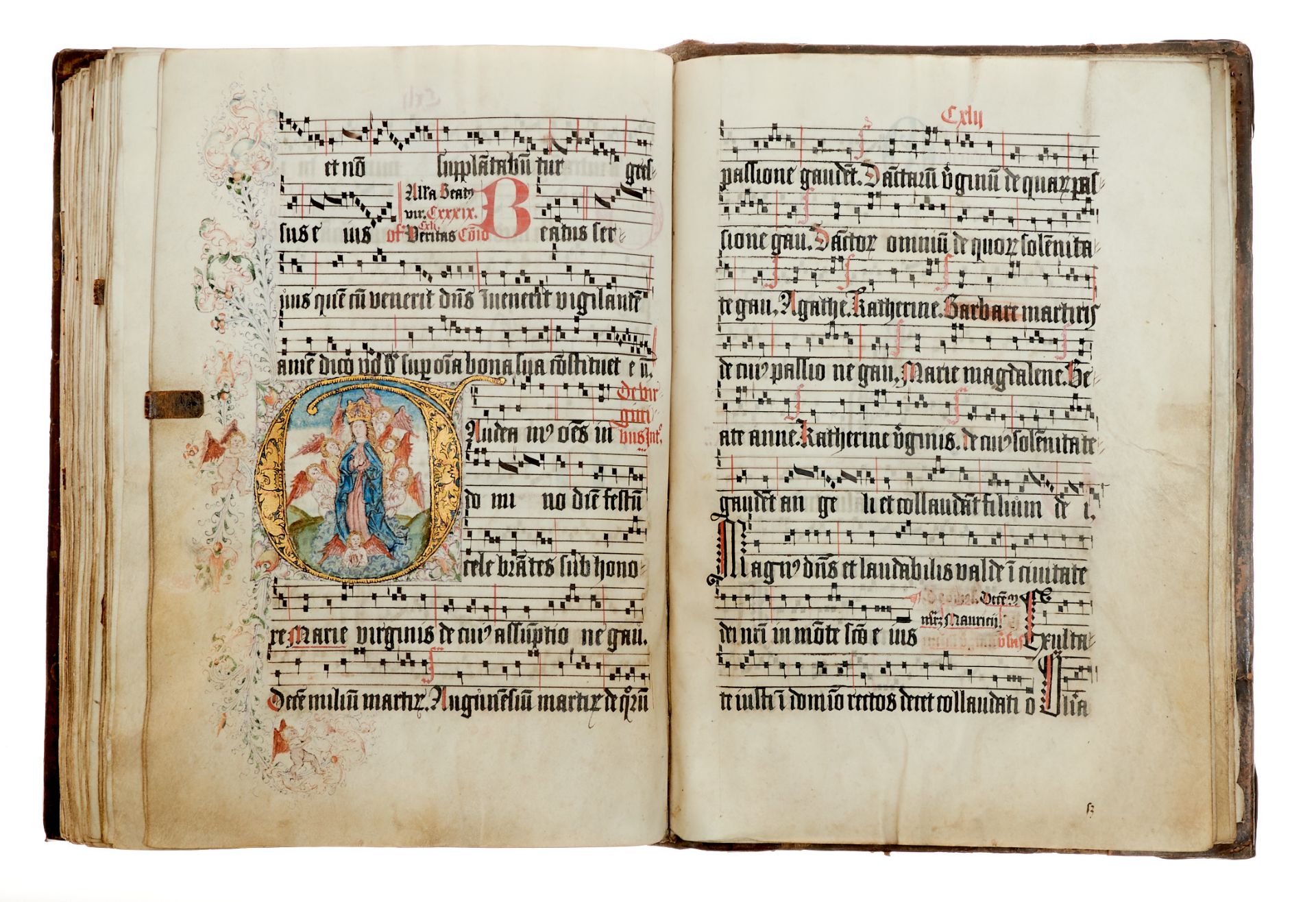 Graduale. Lateinische Handschrift auf Pergament. Wohl Böhmen, dat. 1526. Fol. (ca. 40,5 x 29 cm). - Image 19 of 25