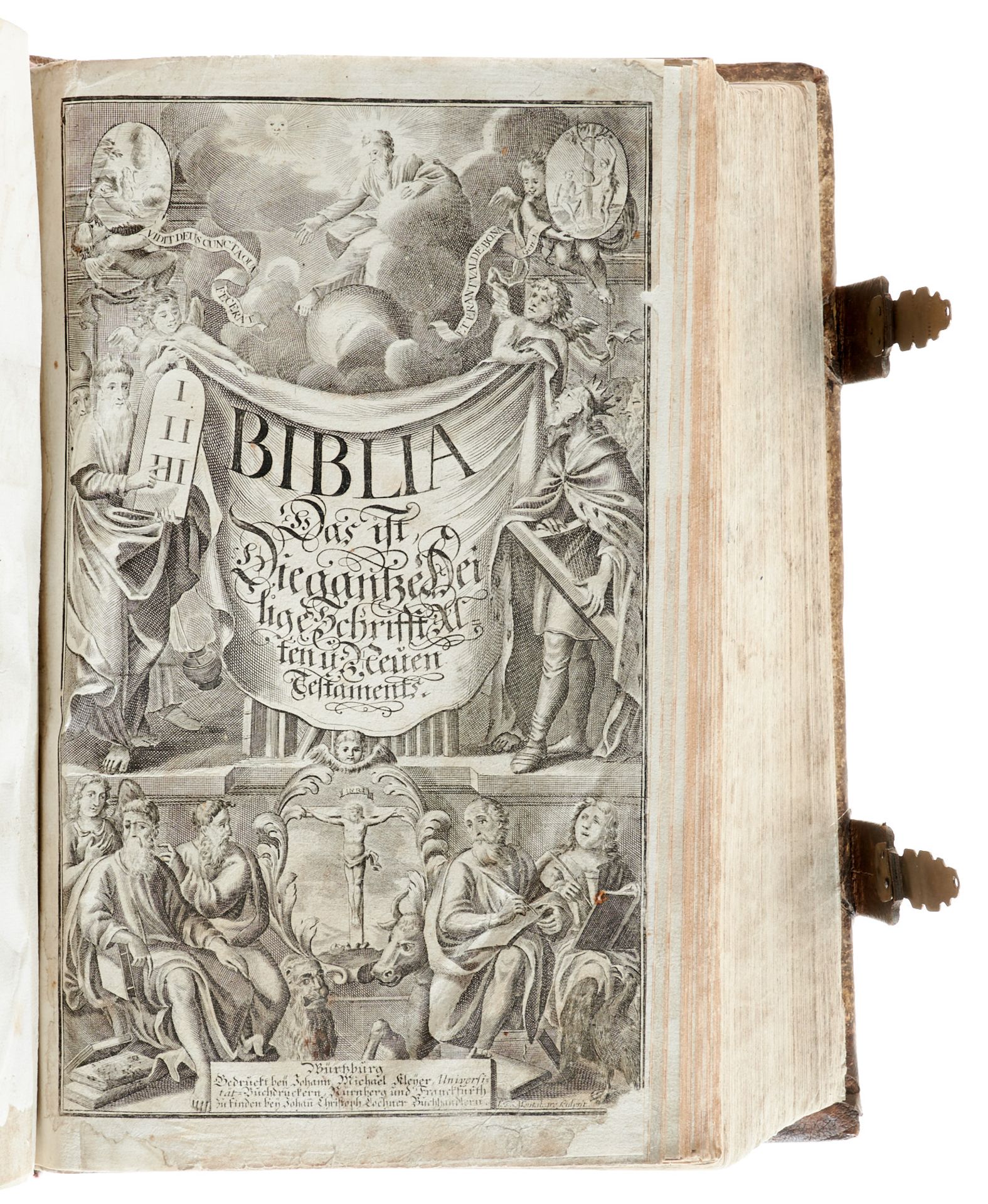 Biblia Germanica Sacra Biblia, Das ist: die gantze Heilige Schrifft. Altes und neues Testaments. - Bild 3 aus 6