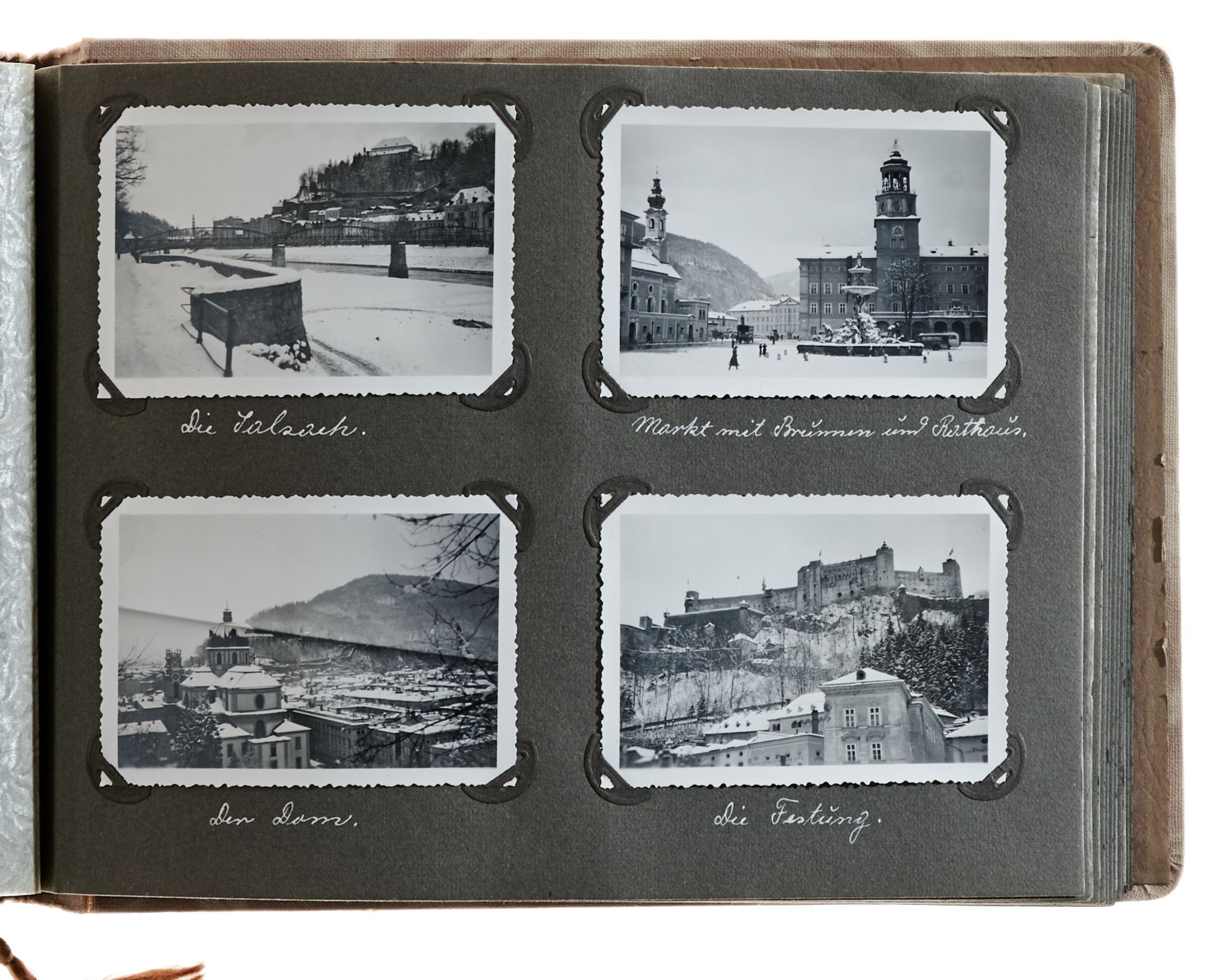 Deutschland Österreich - 4 Einsteckalben mit zusammen ca. 430 Photographien. 1931-39. Vintages. - Bild 12 aus 13