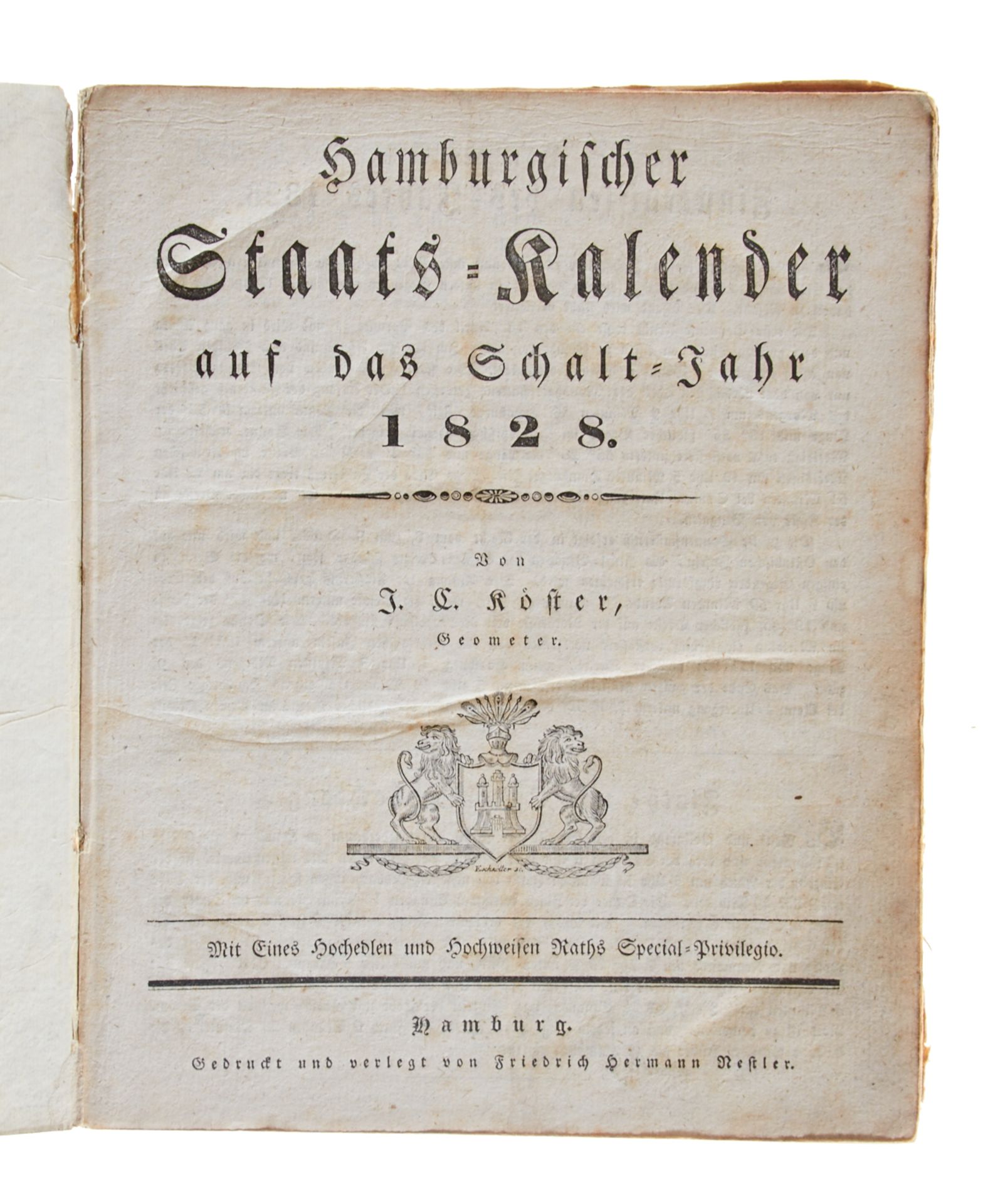 Sammlung - 15 verschied. Kalender mit zus. 23 Jahrgängen in ebenso vielen Bdn. 1724-1865. Verschied. - Bild 4 aus 5