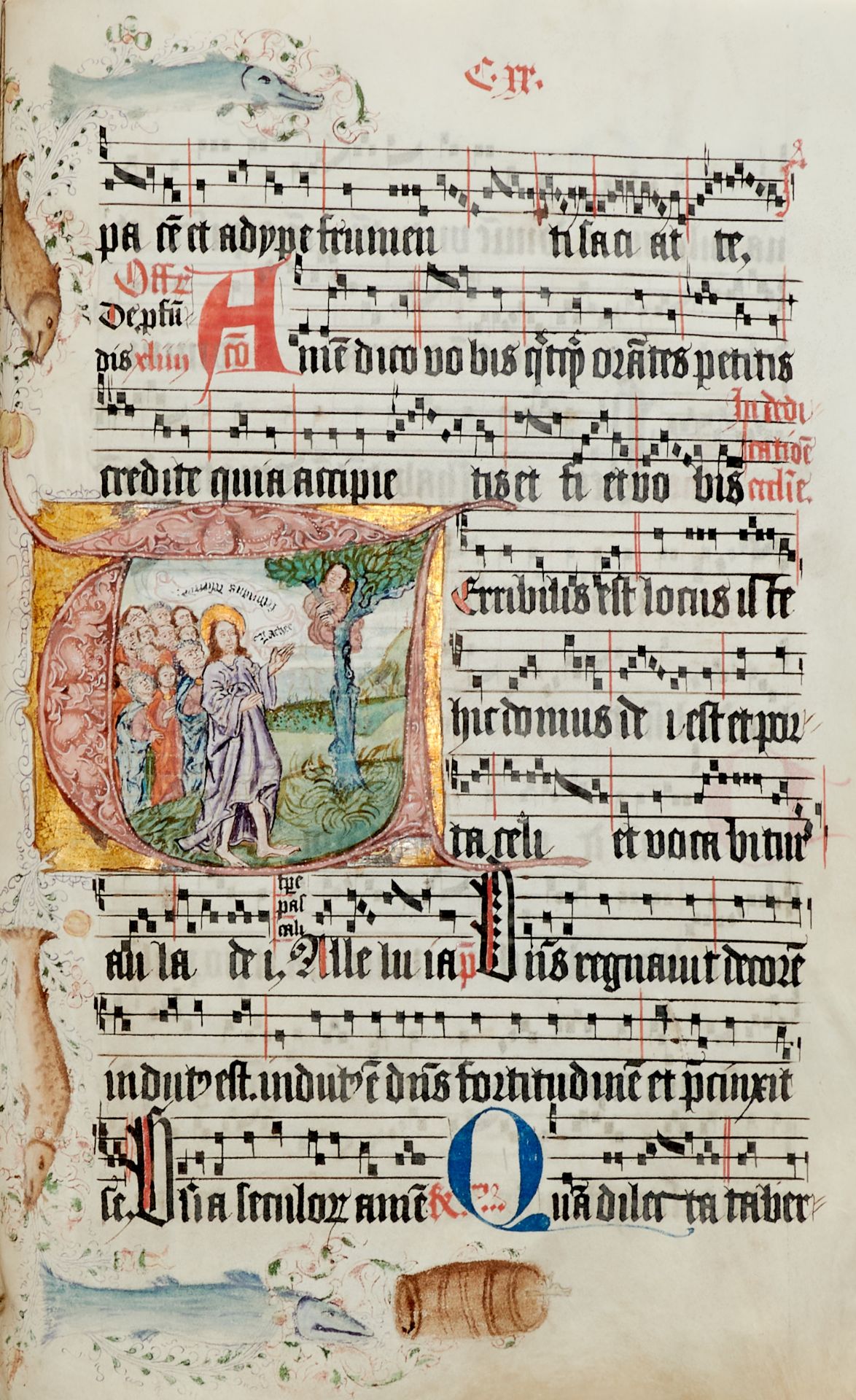 Graduale. Lateinische Handschrift auf Pergament. Wohl Böhmen, dat. 1526. Fol. (ca. 40,5 x 29 cm). - Bild 14 aus 25