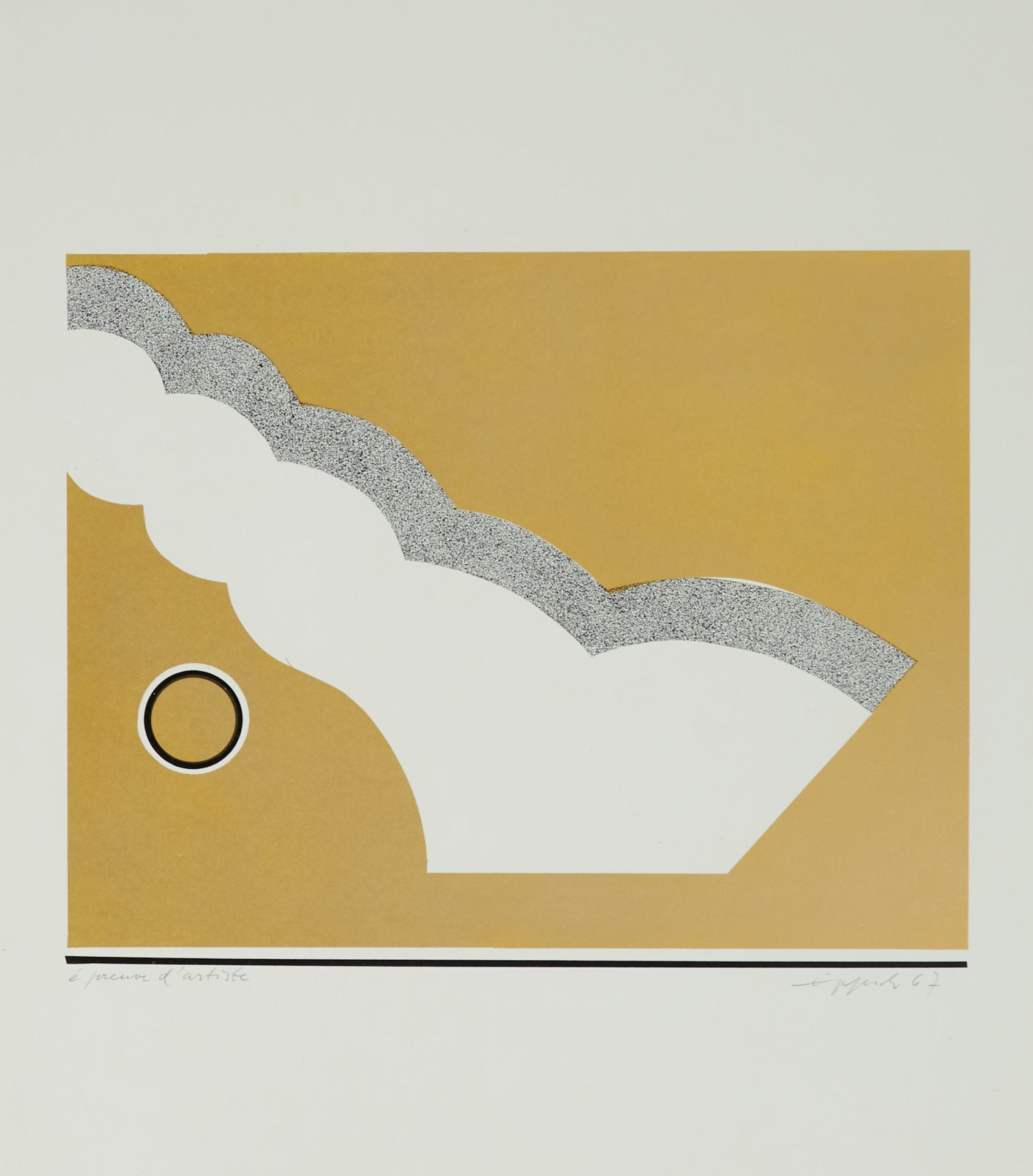 Eppich, Egon (Gottschee, Slowenien 1927-1982 Fürth), Ohne Titel. 6 Farblithographien. Jeweils sign., - Image 6 of 6