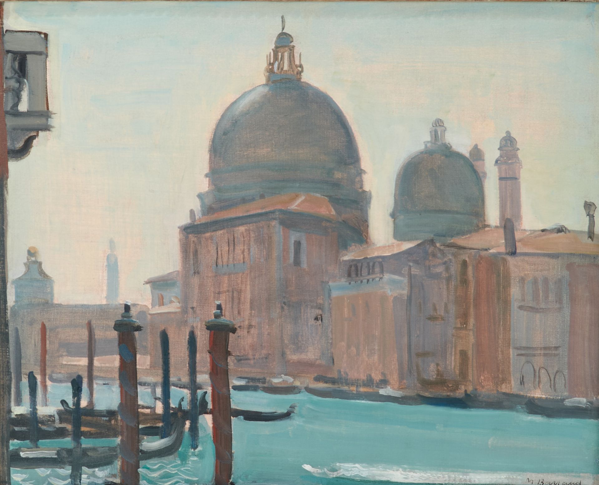 Barraud, Maurice (Genf 1889-1954 ebda.), La Salute (Venise). Öl auf Leinwand. Sign., nicht dat. (