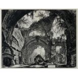 Italien Tivoli Piranesi - "Rovine d'una Galleria di Statue nella Villa Adriana a Tivoli" (Ruinen