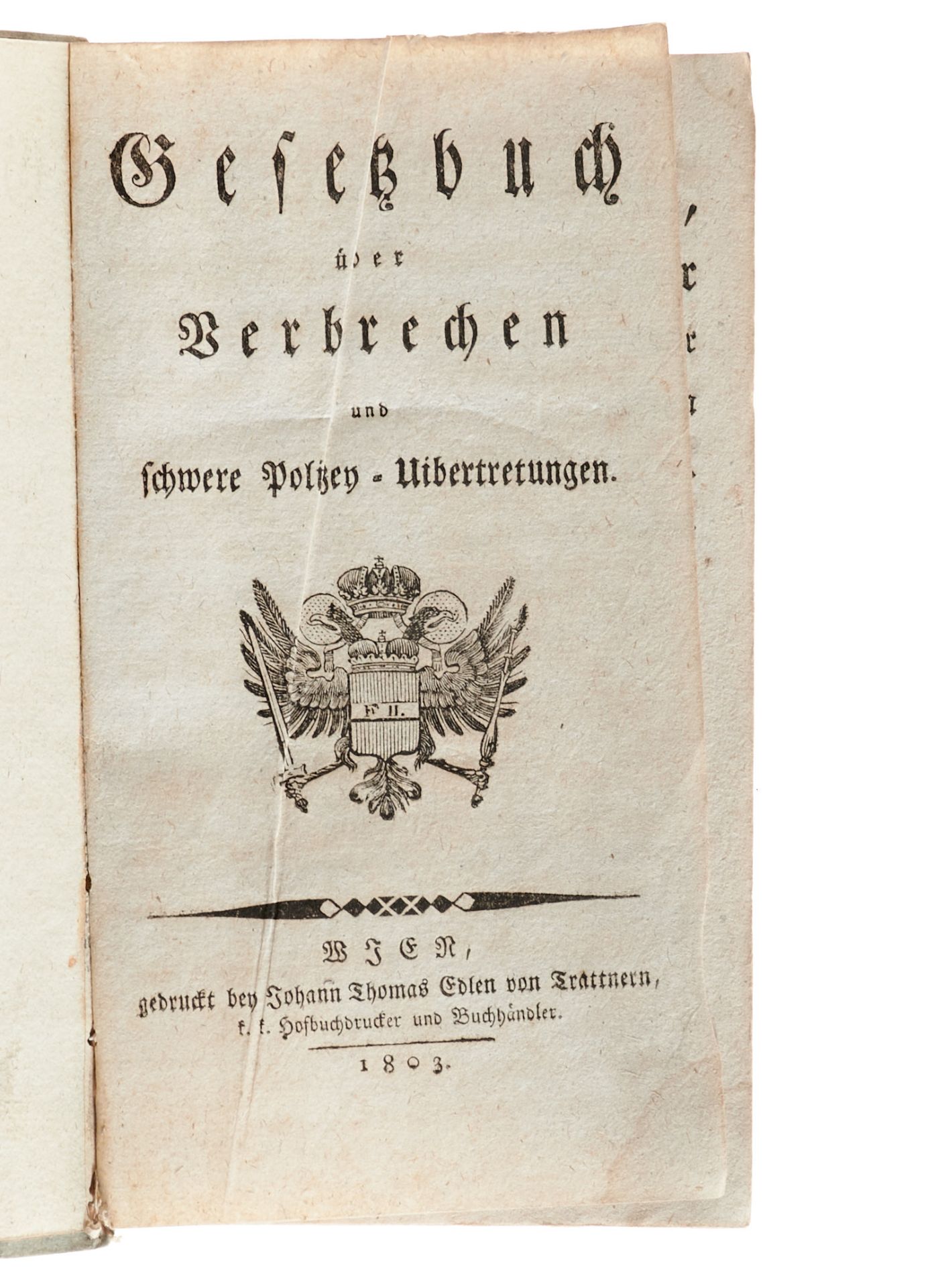 Recht Konvolut - 9 Werke in 9 Bdn. Ca. 1678-1808. Verschied. Formate. Verschied. Einbände, meist - Bild 3 aus 5