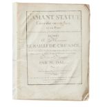 Dal(ayrac, N.-M.), L'amant statue: Comédie en un acte et en prose. (Partitur). Paris, Le Duc, o.