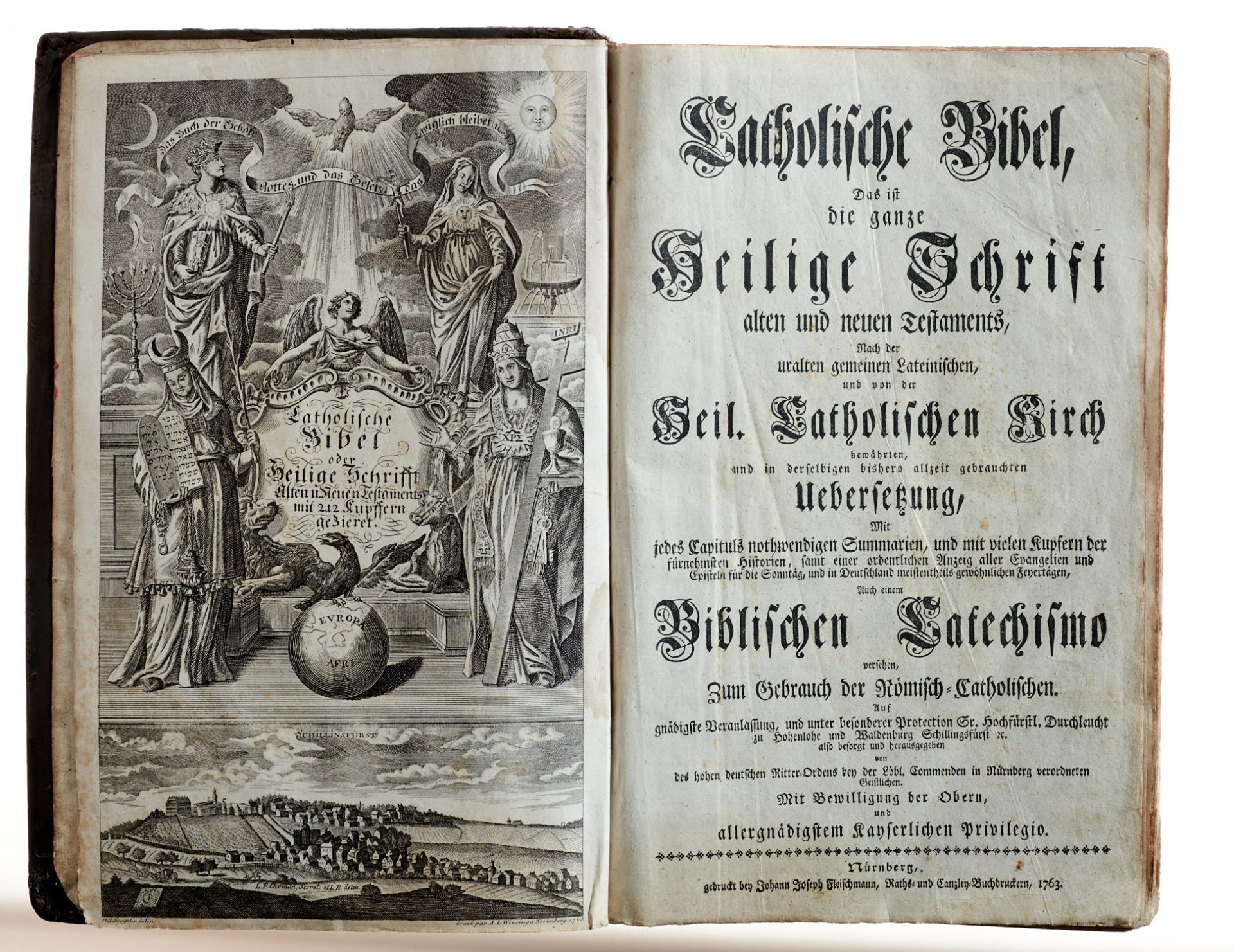 Biblia Germanica Catholische Bibel, Das ist die ganze Heilige Schrift alten und neuen Testaments. - Image 2 of 2