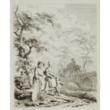 Overbeek, Leendert (Haarlem 1752-1815 ebda.), Drei Lebensalter, dargestellt bei einem Spaziergang.
