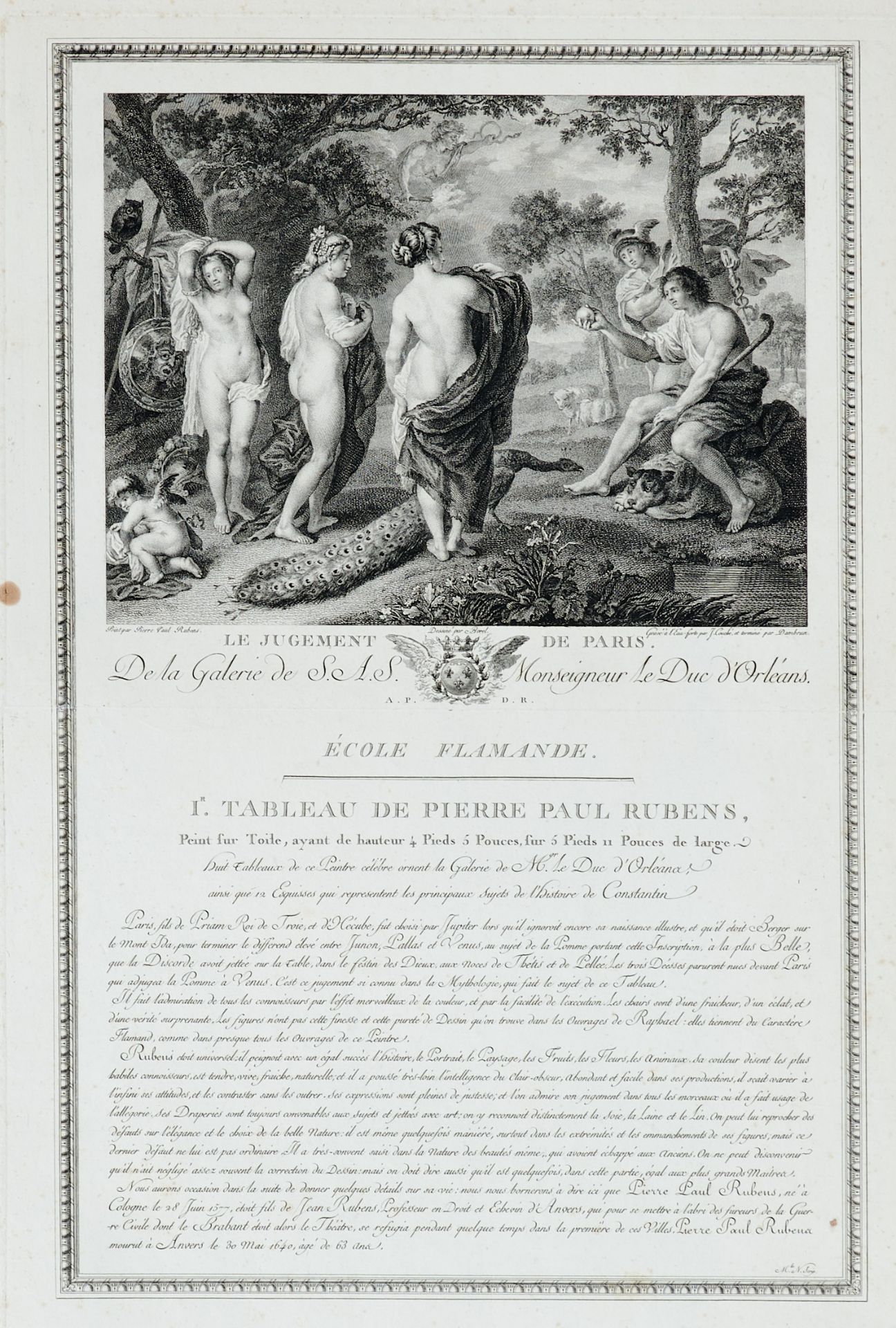 Konvolut - Ca. 65 Kupferstiche aus "Galerie du Palais Royal gravée d'aprŐs les tableaux des - Bild 7 aus 12