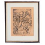 Kubin, Alfred (Leitmeritz 1877-1959 Zwickledt), Bonaparte in Aegypten. Lithographie. Sign. und