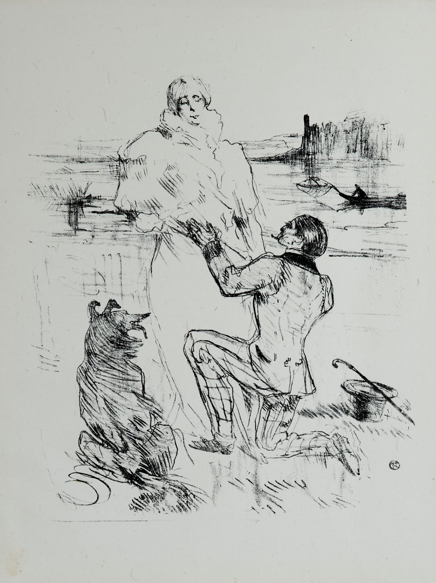 Toulouse-Lautrec, Henri de (Albi 1864-1901 Schloß Malromé, Gironde), Déclaration. Lithographie. Im