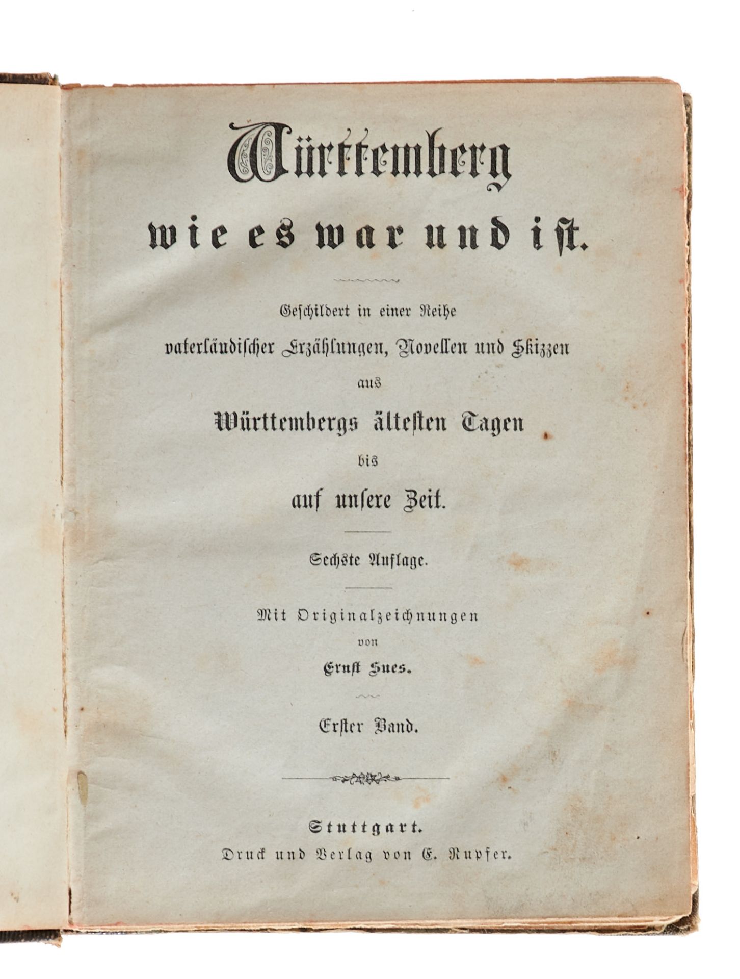 Württemberg Sattler, Ch. F., Topographische Geschichte des Herzogthums Würtemberg und aller - Bild 3 aus 4