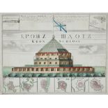 Russland Sankt Petersburg Kronstadt - "Plan des Castels Cronslot im Finnischen Meerbusen ..."