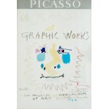 Plakate Picasso, P., "Picasso 60 years of graphic works. Los Angeles County Museum of Art 1966."