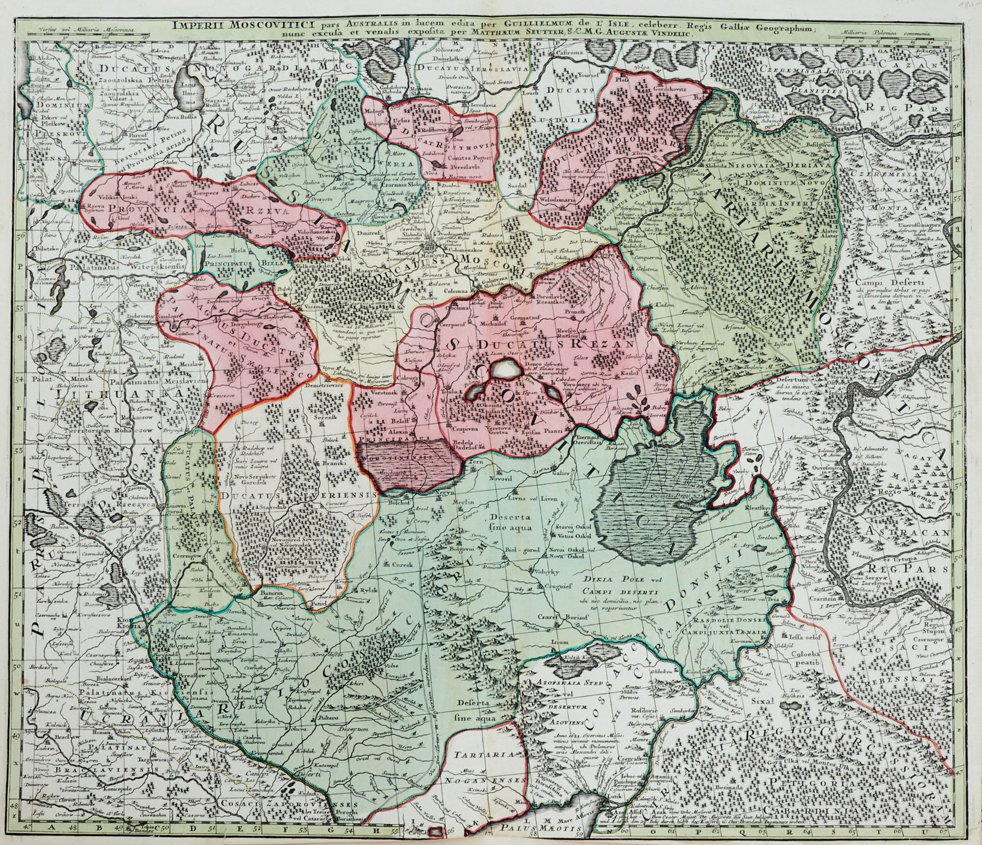 Russland Schwarzes Meer Südosteuropa - "Imperii Moscovitici pars australis" - "Imperii Orientalis et