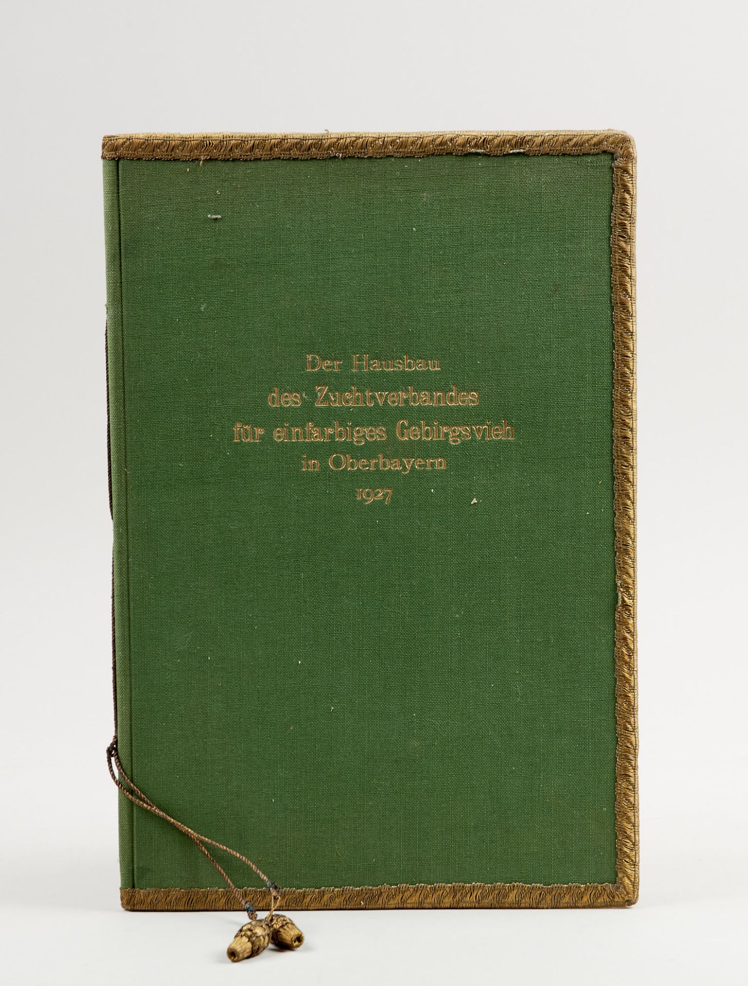 Der Hausbau des Zuchtverbandes für einfarbiges Gebirgsvieh in Oberbayern 1927