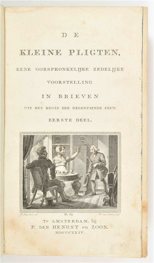 [Dutch literature] Collection of 34 (rare) 19th cent. works by various authors in 37 vols. - Image 8 of 10